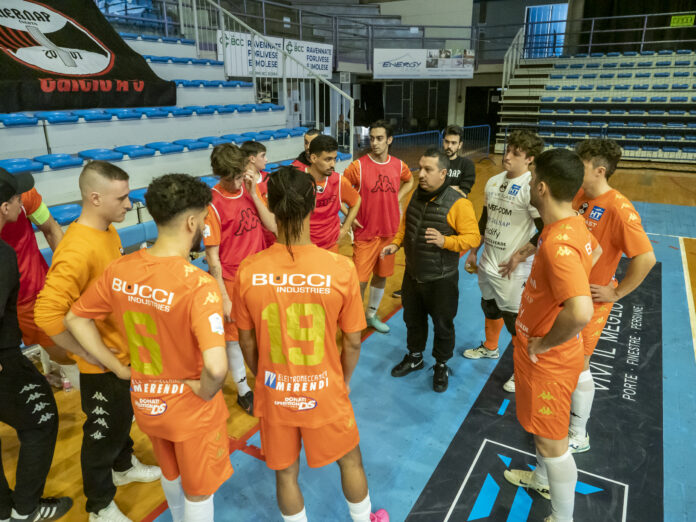 Faenza RA 15/02/2025, calcio a cinque, serie B, PalaCattani, Mernap vs Nuova Juventina FCC