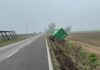 Alfonsine: camion esce fuori strada, traffico bloccato sull’Adriatica