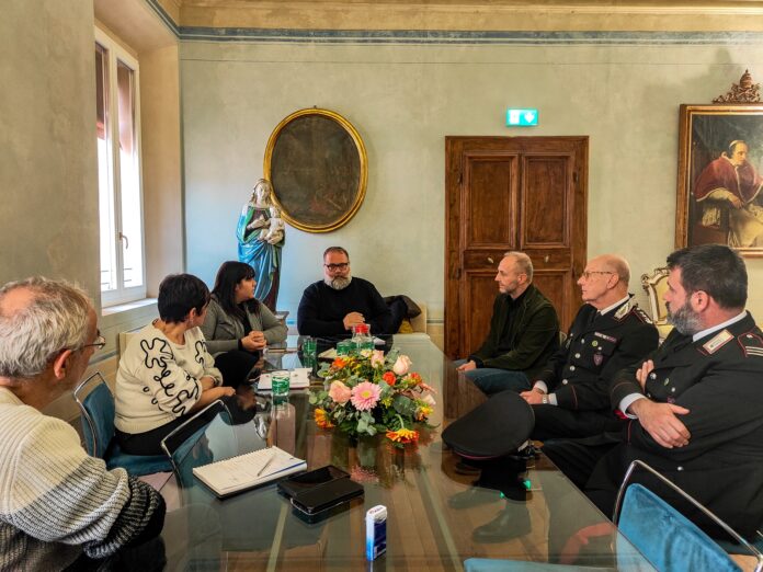 L'Amministrazione comunale di Lugo incontra i vertici del Parco del Delta e i Carabinieri forestali per parlare del lupo, 18 febbraio 2025 (1)