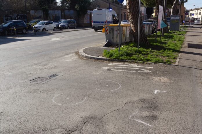 via Renato Serra incidente