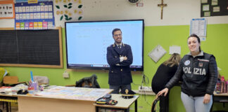 La Polizia di Stato incontra i bambini della scuola elementare di Mezzano