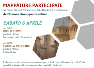 Passeggiate partecipate per mappare le criticità per l’accessibilità a Riolo e Casola