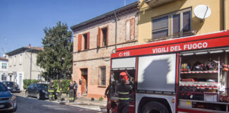 A fuoco camera da letto: anziano in ospedale