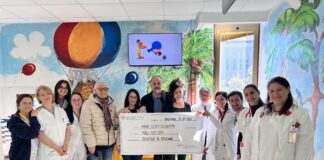 Donati alla Pediatria di Ravenna 750 euro