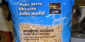 Dal 19 al 21 marzo nelle mense scolastiche sarà servita pasta biologica proveniente dai terreni confiscati alle mafie