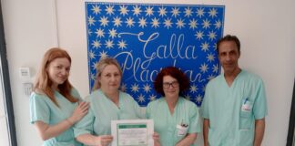 Ravenna: premiato il team infermieristico della Cra Galla Placidia