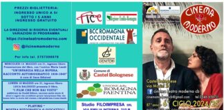 A Pasqua inizia l’ultimo ciclo di proiezioni al Cinema Moderno di Castel Bolognese