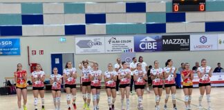 Volley: Una rimaneggiata Olimpia Teodora lotta fino alla fine ma cede 3-1 a Riccione