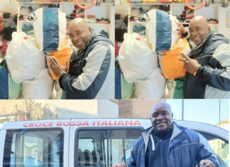 La Croce Rossa dona vestiti allo Sportello del Sorriso