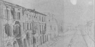 Riolo 1944-45 Il passaggio del fronte attraverso gli occhi e il cuore dell’artista Sante Ghinassi