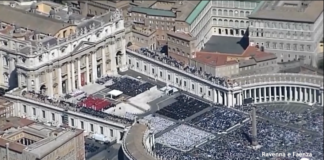 200 giovani delle diocesi di Ravenna a Roma nel giorno del funerale di Papa Francesco
