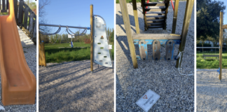 Ancisi (LpRa): pericoloso caos nei giochi per bambini del parco Carlo Urbani