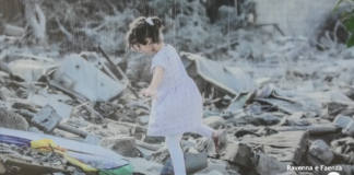 Per le strade di Ravenna una mostra diffusa racconta la realtà di Gaza sotto i bombardamenti