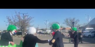 Manifestazione ambientalista all’apertura di OMC. “Greenwashing”