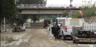 Una nuova barriera per difendere via Cimatti dalle piene del Marzeno