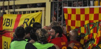 Ravenna FC: I festeggiamenti della vittoria