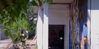 Incendio al centro giovanile Spartaco