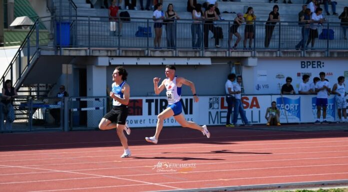 Filippo Paganelli nei 150m a Modena