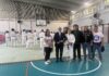 Il candidato sindaco Giovanni Morgese in visita alla palestra della Scuola Randi su invito di Kaishi Judo Romagna ASD