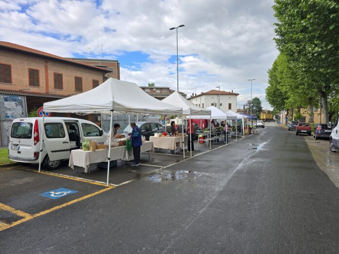 Il mercato contadino di Bagnara di Romagna ancora in viale Matteotti