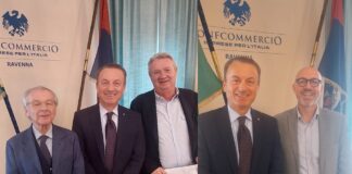 Incontro tra Mambelli (Confcommercio) e il candidato a Sindaco Grandi e il capolista PRI Mingozzi