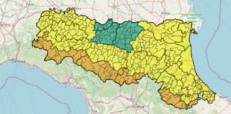 Nuova allerta gialla per temporali fino alla mezzanotte di domani