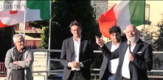 Bonaccini a San Pietro in Vincoli per sostenere il candidato sindaco dem Alessandro Barattoni