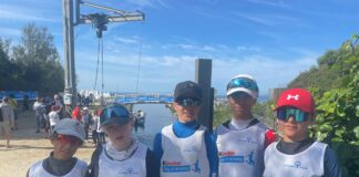 Circolo Nautico Cervia: la squadra Optimist al Trofeo Kinder di Follonica