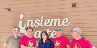 I colleghi di Grisù in supporto allo stabilimento balneare Insieme a Te