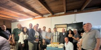 84 militanti per la cena di ringraziamento di LpRa-Lega-PdF