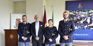 Il Questore di Ravenna Lucio Pennella dà il benvenuto a tre nuovi Funzionari della Polizia di Stato
