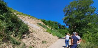 Sicurezza stradale: sopralluoghi della presidente della Provincia Valentina Palli a Casola Valsenio