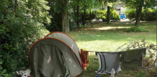 Campeggio abusivo: multato un uomo “senza fissa dimora”