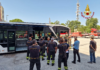 Nuovo bus elettrico in servizio a Ravenna: incontro fra Start Romagna e Vigili del Fuoco
