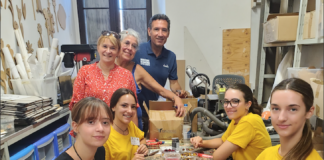 Le Magliette gialle realizzano le medaglie per la Maratona Ravenna Città d’Arte