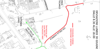 Lavori di riasfaltatura nella rotonda Montecarlo e in via Romea Nord: deviazioni al traffico