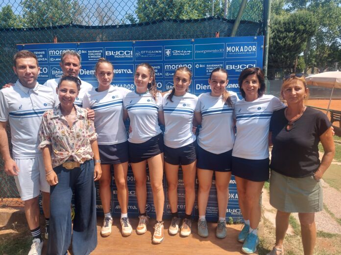 Tennis Club Faenza - squadra femminile promossa in serie B 2025 - 1