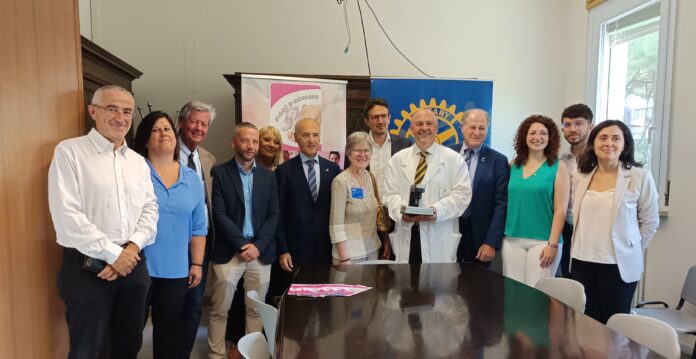 Un momento della cerimonia