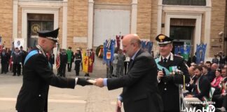 211° Anniversario per i Carabinieri: premiati i militari distintisi in servizio
