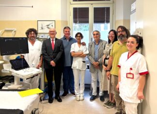 “Umberto I” di Lugo: consegnato un nuovo ecografo al reparto di Endocrinologia