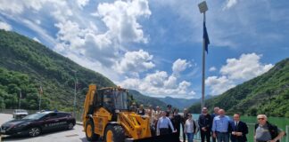 Romagna Acque ha consegnato una nuova terna al Reparto Biodiversità dei Carabinieri per manutenzioni nel territorio collegato alla diga di Ridracoli