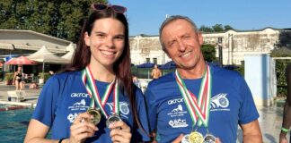 Nuoto: Sofia Salaroli e Stefano Schiumarini sono d’oro ai Campionati italiani Master