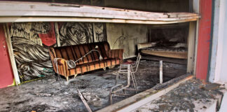 Incendio allo Spartaco nella notte