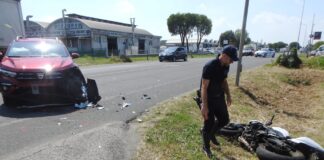 Scontro tra moto e auto a Lugo: motociclista di 30 anni trasportato al Bufalini in elicottero