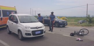 Cervia: Incidente, auto investe cicloturista. 50enne trasportato al Bufalini in gravi condizioni