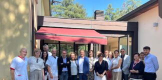 L’assessore Fabi e la sottosegretaria Rontini in visita all’Hospice di Villa Agnesina
