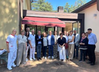 L’assessore Fabi e la sottosegretaria Rontini in visita all’Hospice di Villa Agnesina