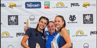 Arrampicata. Coppa Italia Senior: vittoria di Giulia Randi e il terzo posto di Sara Strocchi