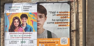 Manifesti transfobici e fake a Lugo: inviata segnalazione al Comune per la rimozione