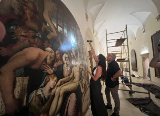 Al via il restauro della pala vasariana “Compianto su Cristo deposto dalla Croce” metà XVI secolo